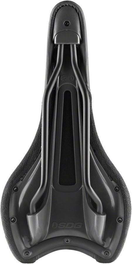 SDG Radar Saddle - Black 138mm Width Cutout Base For Extra Perineum Comfort