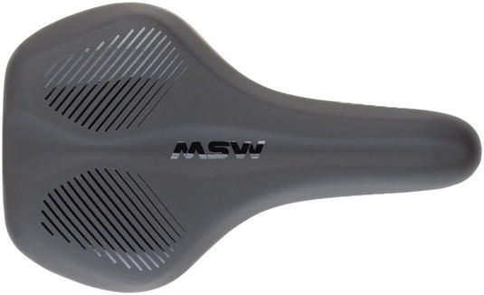 MSW SDL-164 Spin Fitness Saddle - Black Soft-Touch Cover High Density Foam