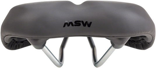 MSW SDL-192 Spin Fitness Saddle - Black Soft-Touch Cover High Density Foam