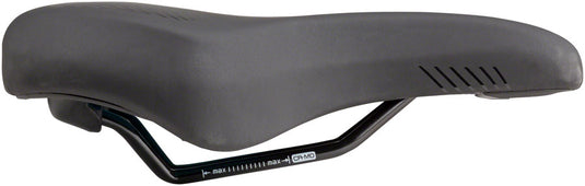 MSW SDL-192 Spin Fitness Saddle - Black Soft-Touch Cover High Density Foam