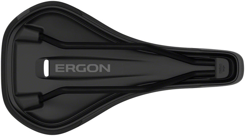 Load image into Gallery viewer, Ergon SM Enduro Saddle - Black Medium/Large Mens Synthetic, Chromoly Rails
