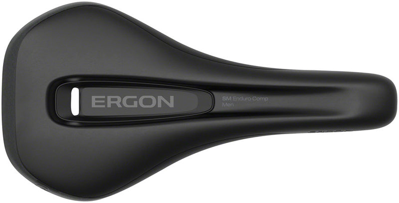 Load image into Gallery viewer, Ergon SM Enduro Comp Saddle - Black Small/Medium Synthetic, Chromoly Rails
