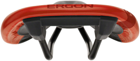 Ergon SM Pro Saddle - Red 9-12cm Sit Bone Width Topeak QuickClick Adaptor