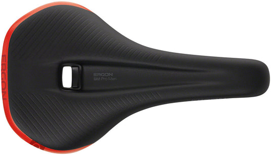 Ergon SM Pro Saddle - Risky Red Micfrofiber Cover Topeak QuickClick Adaptor