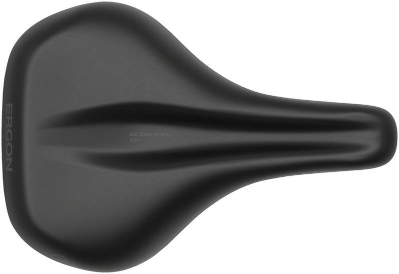 Load image into Gallery viewer, Ergon SC Core Prime Saddle - Black/Gray Microfiber Cover Orthopedic Foam
