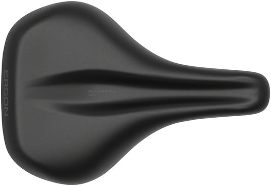 Ergon SC Core Prime Saddle - Black/Gray Microfiber Cover Orthopedic Foam