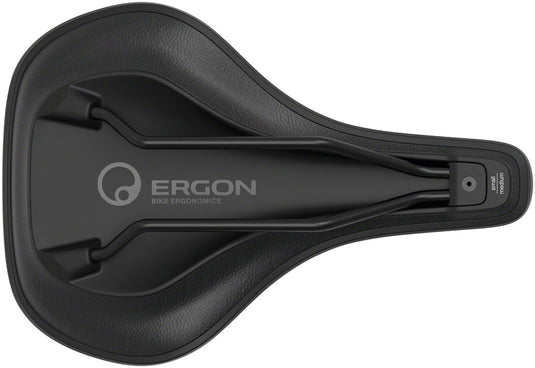 Ergon SC Core Prime Saddle - Black/Gray Microfiber Cover Orthopedic Foam