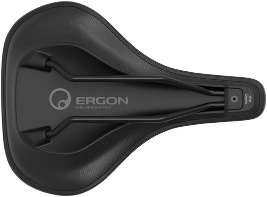 Ergon SC Core Prime Saddle - Black/Gray Microfiber Cover Orthopedic Foam