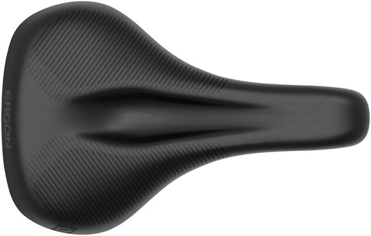 Ergon ST Core Evo Men's Saddle - Black/Gray 181mm Width Synthetic Mens