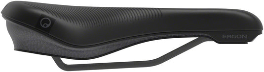 Ergon ST Core Evo Men's Saddle - Black/Gray 181mm Width Synthetic Mens