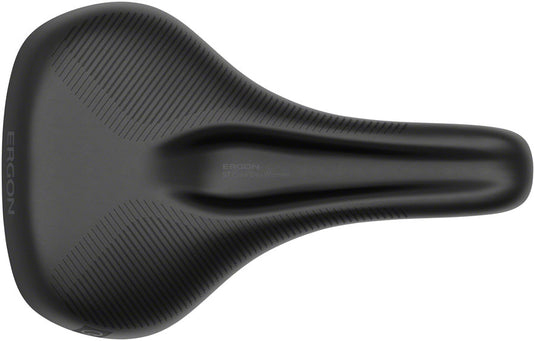 Ergon ST Core Evo Women's Saddle - Black/Gray 172mm Width Synthetic Mens