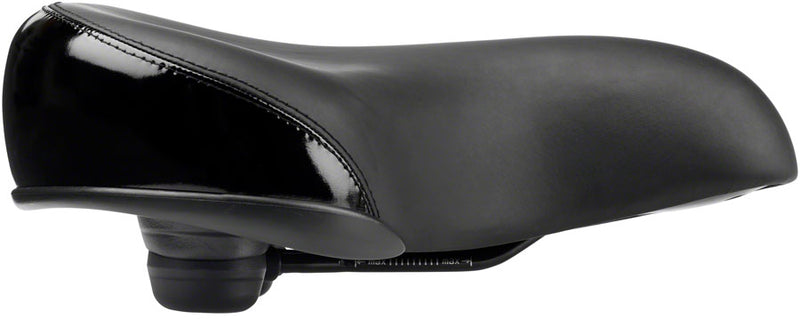 Load image into Gallery viewer, MSW Cruiser Saddle - Memory Foam, Soft Touch Cover, Steel, Black
