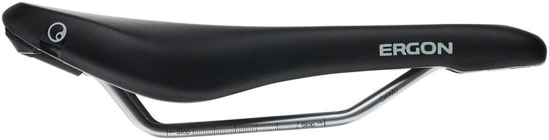 Load image into Gallery viewer, Ergon SM Saddle - Black Chromoly Rails Flat, Comfortably Padded Sit Zone
