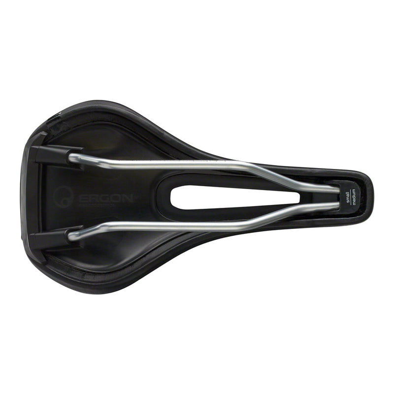 Load image into Gallery viewer, Ergon SM Saddle - Black Chromoly Rails Flat, Comfortably Padded Sit Zone
