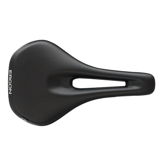 Ergon SM Saddle - Black Chromoly Rails Flat, Comfortably Padded Sit Zone