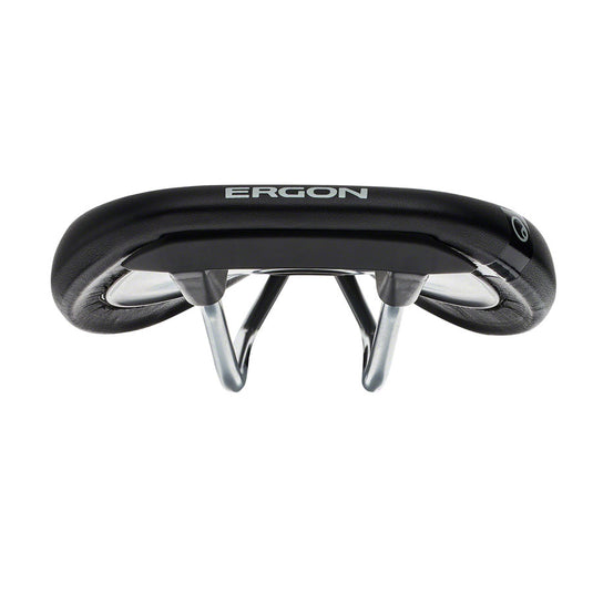 Ergon SM Saddle - Black Chromoly Rails Flat, Comfortably Padded Sit Zone