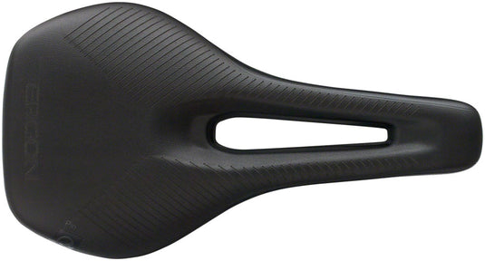 Ergon SR Pro Saddle Titanox - Black Microfiber Includes Topeak QuickClick