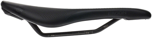 Ergon SR Pro Saddle Titanox - Black Microfiber Includes Topeak QuickClick