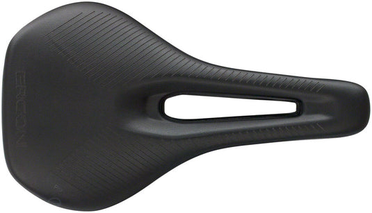 Ergon SR Pro Saddle Titanox - Black Microfiber Includes Topeak QuickClick