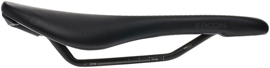 Ergon SR Pro Saddle Titanox - Black Microfiber Includes Topeak QuickClick