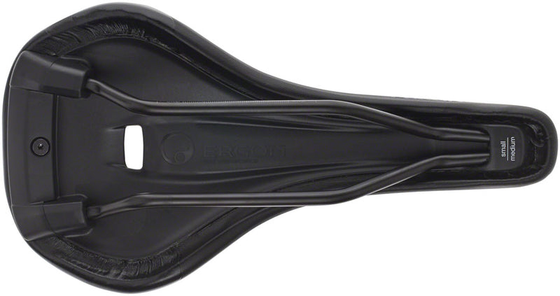 Load image into Gallery viewer, Ergon SM Pro Saddle - Black TiNox Rails Includes Topeak QuickClick Adaptor
