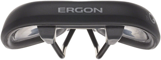 Ergon ST Gel Saddle - Black Sit-Bone Width 12-16cm Synthetic Material