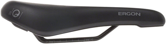 Ergon ST Gel Saddle - Black Sit-Bone Width 12-16cm Synthetic Material