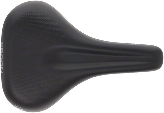 Ergon ST Gel Saddle - Black Sit-Bone Width 12-16cm Synthetic Material