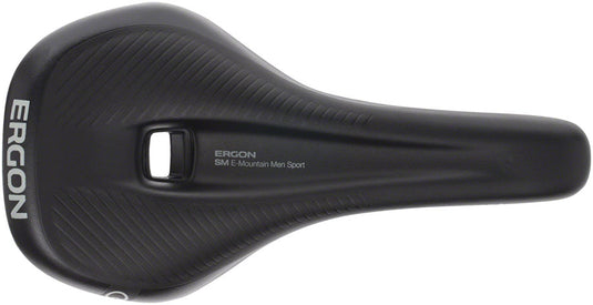 Ergon SM E Mountain Sport Saddle - Black Sit-Bone Width 12-16cm Synthetic