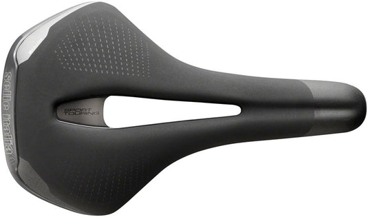 Selle Italia ST 5 Flow Saddle - Black 165 Width Chromoly Rails Synthetic