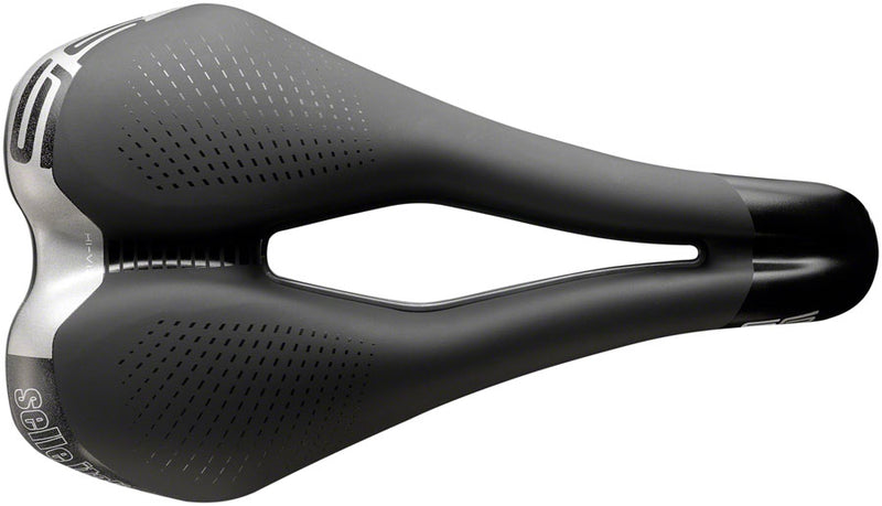 Load image into Gallery viewer, Selle Italia S 5 Superflow Saddle - Black 145mm Width Chromoly Rails
