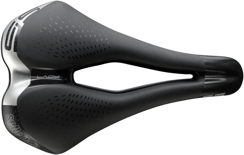 Load image into Gallery viewer, Selle Italia S 5 Lady Superflow Saddle - Black 160mm Width Chromoly Rails
