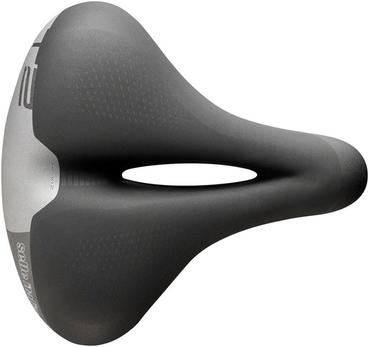 Selle Italia T2 Flow Saddle - Black 233mm Width Chromoly Rails Unisex