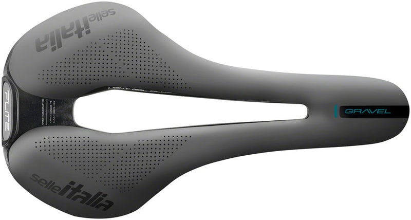 Load image into Gallery viewer, Selle Italia Flite Boost Gravel Saddle - Black 148mm Width Titanium Rails
