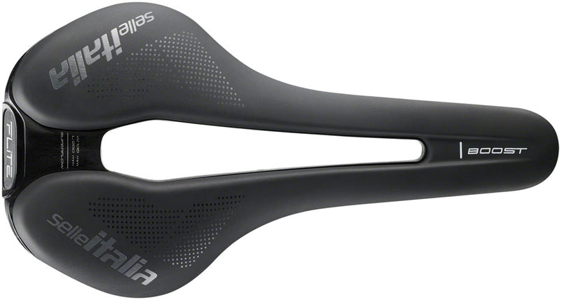 Load image into Gallery viewer, Selle Italia Flite Boost TM Superflow Saddle - Black 145mm Width Manganese
