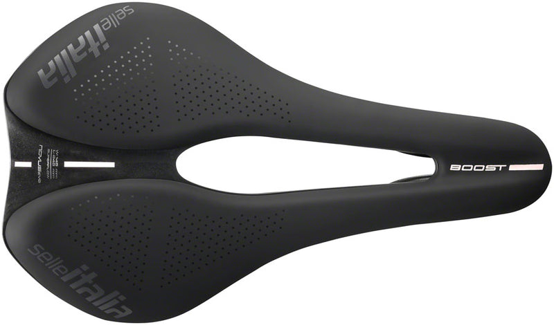 Load image into Gallery viewer, Selle Italia Novus Evo Boost TM Superflow Saddle - Black 145mm Manganese
