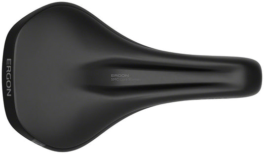 Ergon SMC Core Women's Saddle - Black/Gray Chromoly Rails Synthetic