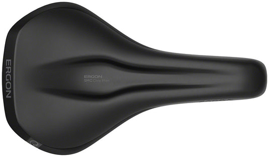 Ergon SMC Core Men's Saddle - SM/MD, Black/Gray Chromoly Rails Synthetic Mens