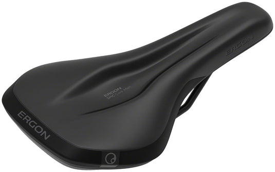 Ergon SMC Core Men's Saddle - MD/LG Black/Gray Chromoly Rails Synthetic Mens