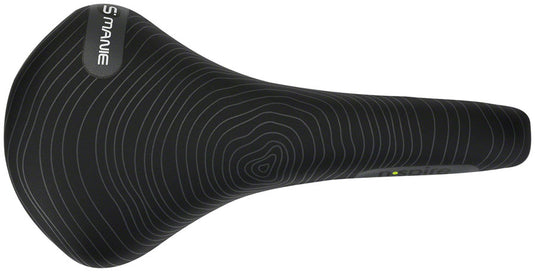 Smanie N.Spire Saddle - Chromoly, Microfiber Black, 136