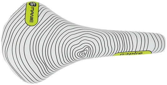 Smanie N.Spire Saddle - Chromoly, Microfiber White, 136