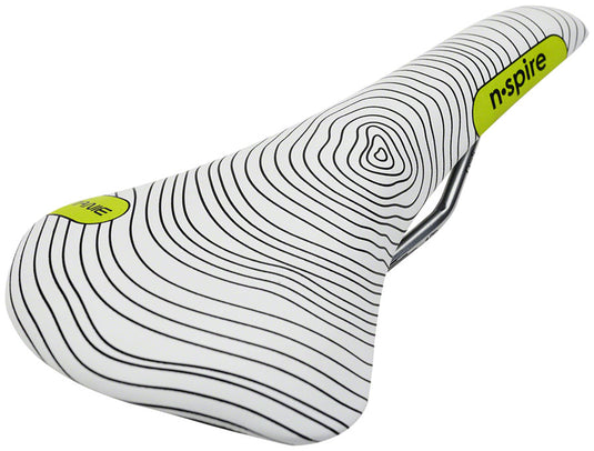 Smanie N.Spire Saddle - Chromoly, Microfiber White, 136