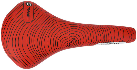 Smanie N.Spire Saddle - Chromoly, Microfiber Red, 136