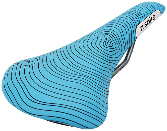 Smanie N.Spire Saddle - Chromoly, Microfiber Blue, 136