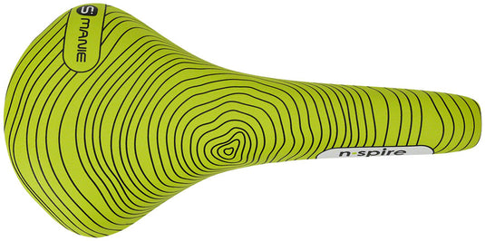 Smanie N.Spire Saddle - Chromoly, Microfiber Green, 136