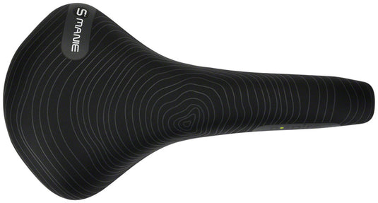 Smanie N.Spire Saddle - Chromoly, Microfiber Black, 146