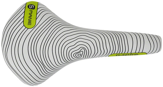 Smanie N.Spire Saddle - Chromoly, Microfiber White, 146