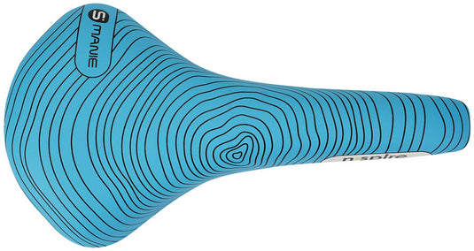 Smanie N.Spire Saddle - Chromoly, Microfiber Blue, 146