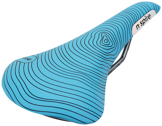 Smanie N.Spire Saddle - Chromoly, Microfiber Blue, 146