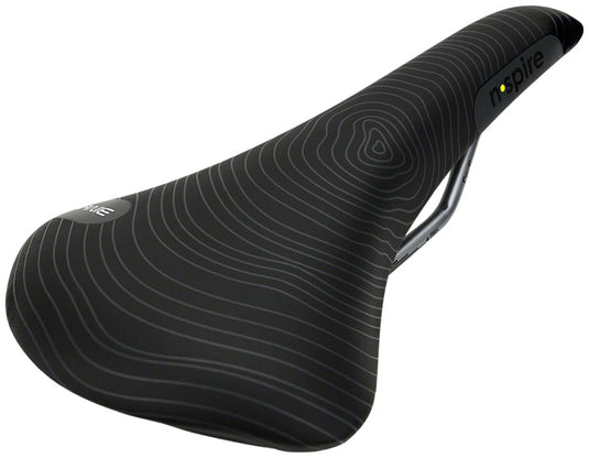 Smanie N.Spire Saddle - Chromoly, Microfiber Black, 156